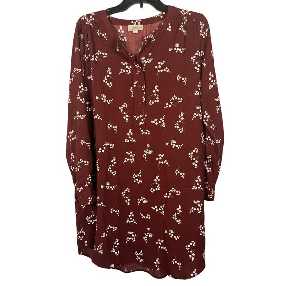 Loft Floral Button-Down Dress - Casual and Cute - Picture 1 of 5